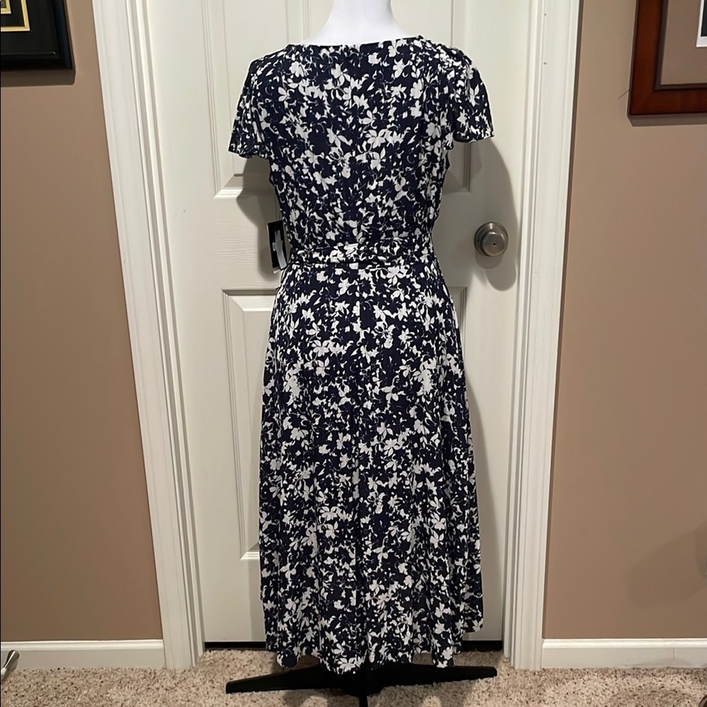 DKNY
Floral High Low Faux Wrap Dress Size  10 - Picture 2 of 10